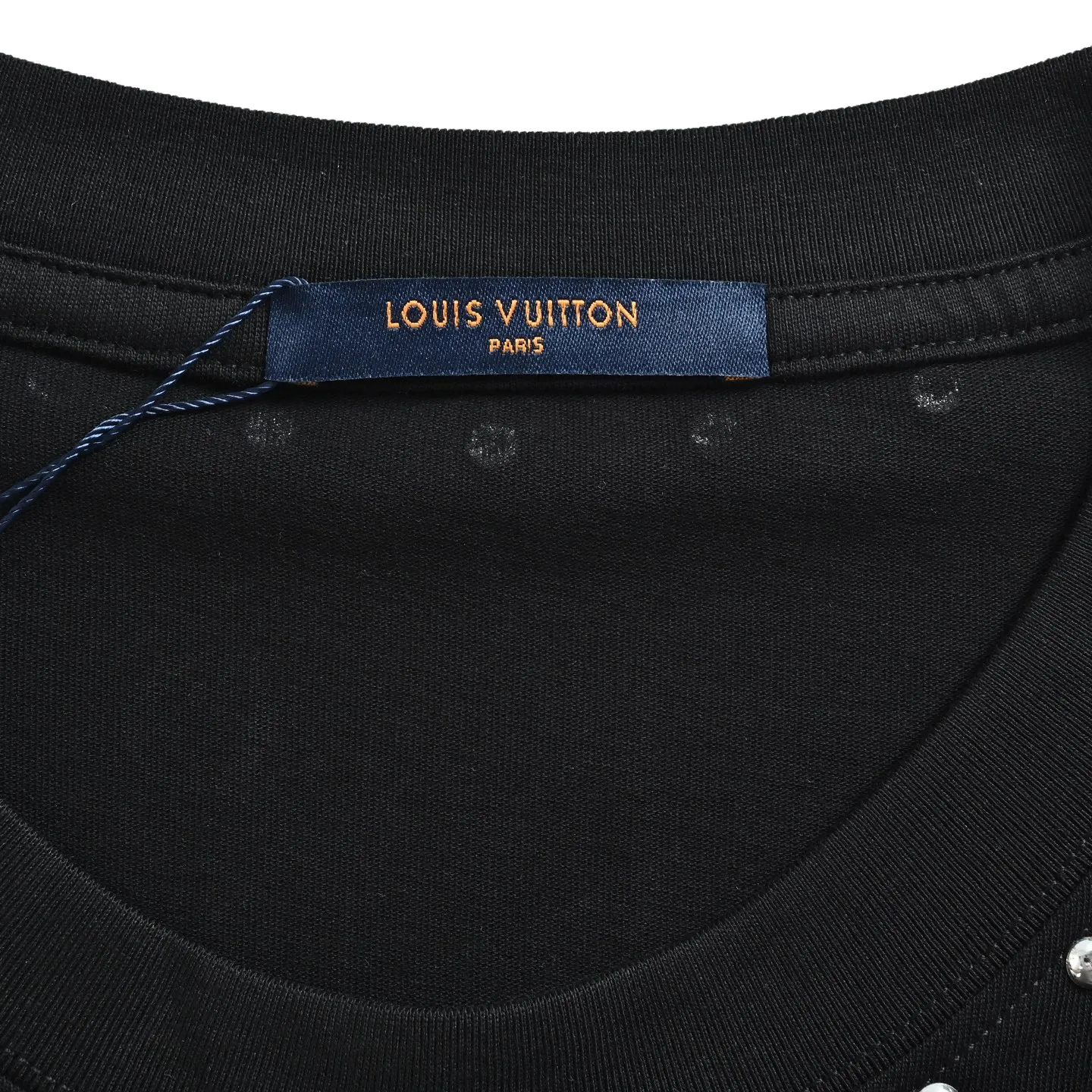 Louis Vuitton/Louis Vuitton 26ss rivet letter logo short sleeves